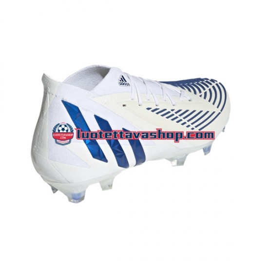 Adidas Predator EDGE.1 FG Diamond Edge Sininen Valkoinen Jalkapallokengät