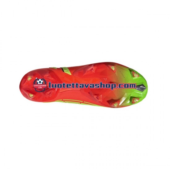 Adidas Predator EDGE.1 FG Game Data Punainen Vihreä Jalkapallokengät