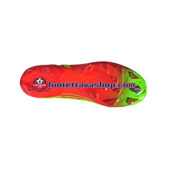 Adidas Predator EDGE.1 L AG Game Data Punainen Vihreä Jalkapallokengät