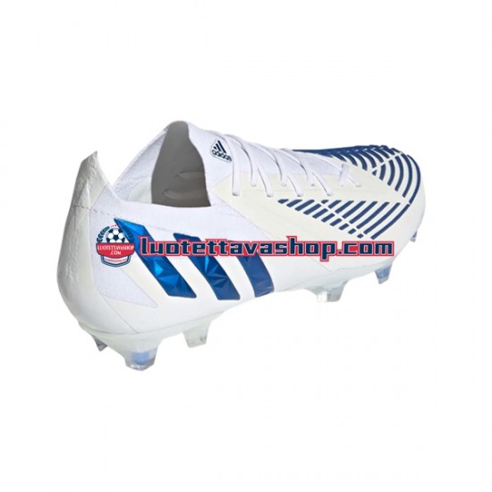 Adidas Predator EDGE.1 L FG Diamond Edge Sininen Valkoinen Jalkapallokengät