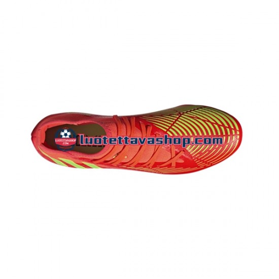 Adidas Predator EDGE.3 FG Game Data Punainen Vihreä Jalkapallokengät