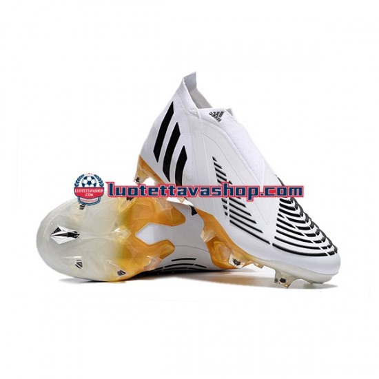 Adidas Predator Edge Geometric FG Valkoinen Musta Jalkapallokengät