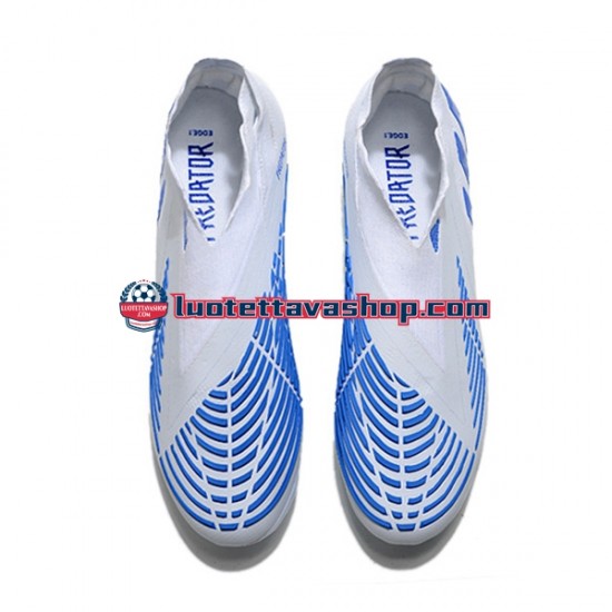 Adidas Predator Edge Geometric FG Sininen Valkoinen Jalkapallokengät