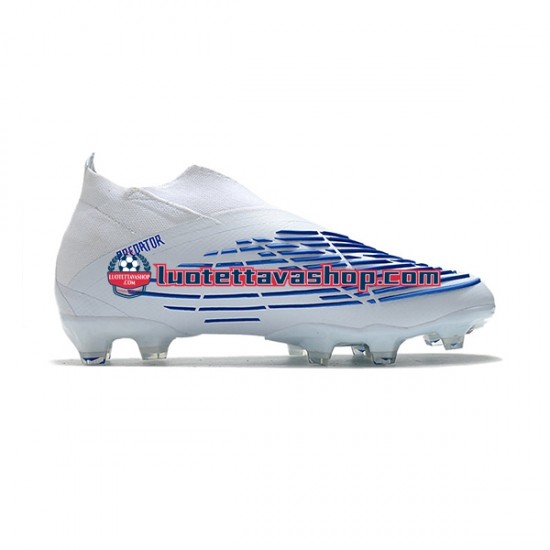 Adidas Predator Edge Geometric FG Sininen Valkoinen Jalkapallokengät