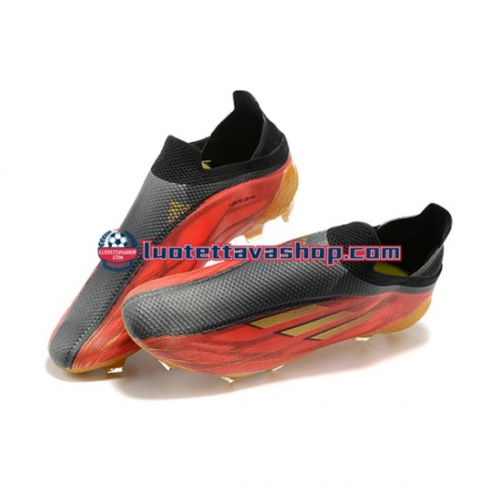 Adidas X Speed flow FG Punainen Keltainen Musta Jalkapallokengät