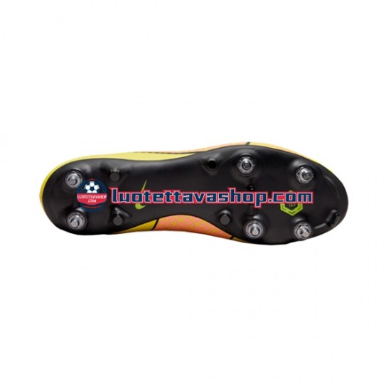 Nike Air Zoom Mercurial Superfly IX Academy SG Pro Lucent AC Vaaleanpunainen Keltainen Jalkapallokengät