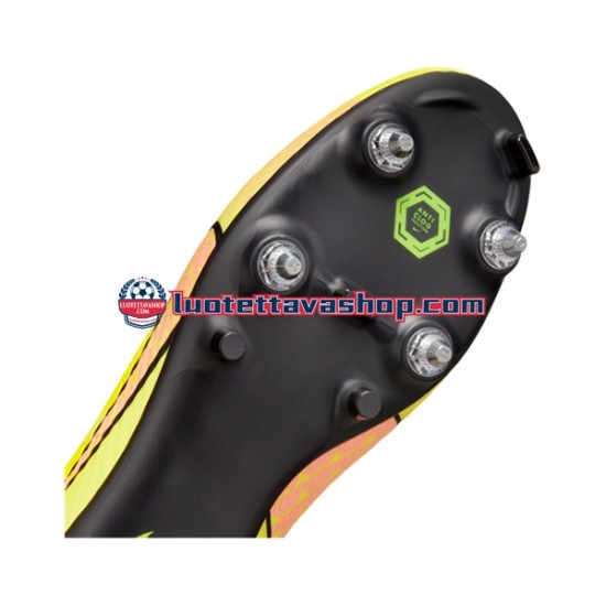 Nike Air Zoom Mercurial Superfly IX Academy SG Pro Lucent AC Vaaleanpunainen Keltainen Jalkapallokengät