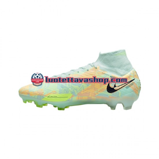 Nike Air Zoom Mercurial Superfly IX Bonded Elite FG Sininen Vihreä Jalkapallokengät