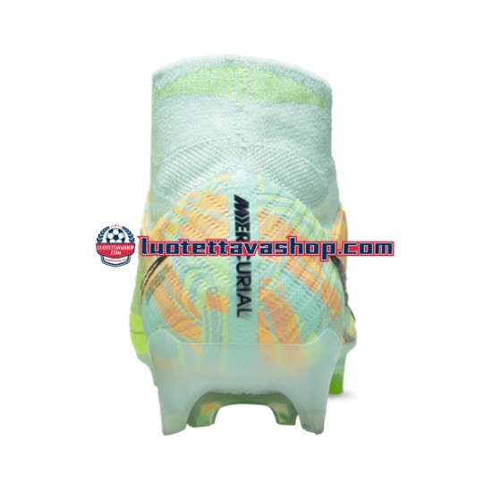 Nike Air Zoom Mercurial Superfly IX Bonded Elite FG Sininen Vihreä Jalkapallokengät