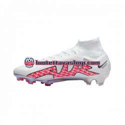 Nike Air Zoom Mercurial Superfly IX Elite FG Punainen Valkoinen Jalkapallokengät