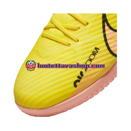 Nike Air Zoom Mercurial Vapor XV Academy IC Halle Lucent Vaaleanpunainen Keltainen Jalkapallokengät