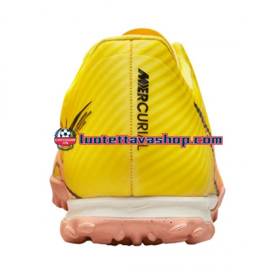 Nike Air Zoom Mercurial Vapor XV Academy TF Lucent Vaaleanpunainen Keltainen Jalkapallokengät