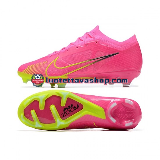 Nike Air Zoom Mercurial Vapor XV Elite FG Punainen Vihreä Jalkapallokengät