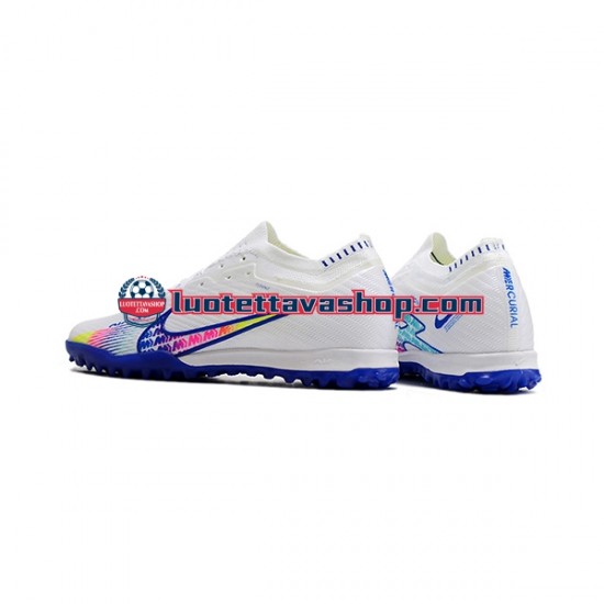 Nike Air Zoom Mercurial Vapor XV Elite TF Sininen Valkoinen Jalkapallokengät