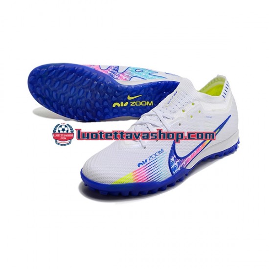 Nike Air Zoom Mercurial Vapor XV Elite TF Sininen Valkoinen Jalkapallokengät