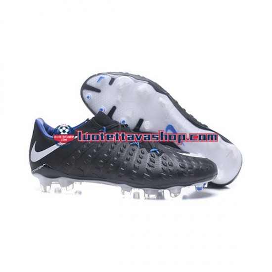 Nike HyperVenom Phantom III Elite FG Valkoinen Musta Jalkapallokengät