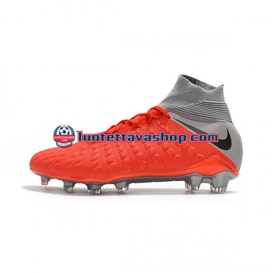Nike Hypervenom Phantom 3 Elite DF FG Punainen Harmaa Jalkapallokengät