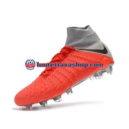 Nike Hypervenom Phantom 3 Elite DF FG Punainen Harmaa Jalkapallokengät