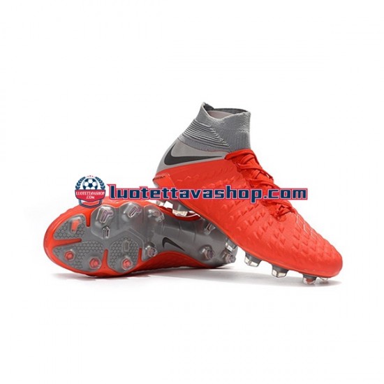Nike Hypervenom Phantom 3 Elite DF FG Punainen Harmaa Jalkapallokengät