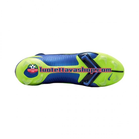 Nike Mercurial Superfly VIII Recharge Elite FG Sininen Keltainen Jalkapallokengät