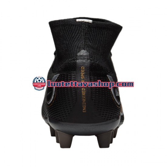 Nike Mercurial Superfly VIII Shadow Elite AG Musta Jalkapallokengät