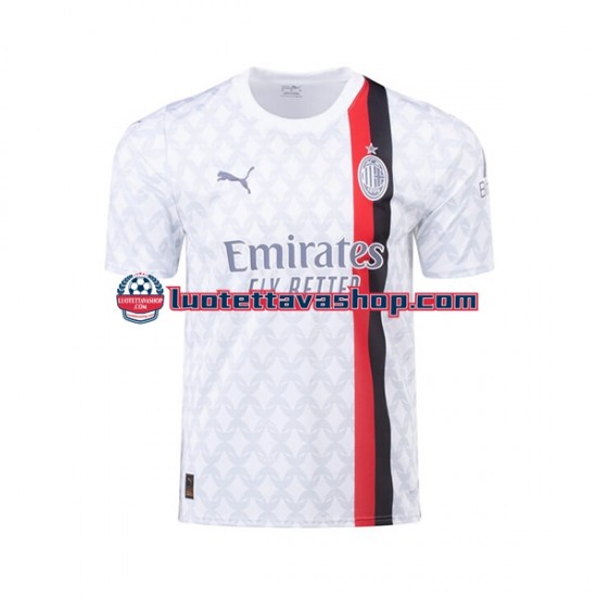 Miehet AC Milan 2023-2024 Lyhythihainen Fanipaita ,Vieras