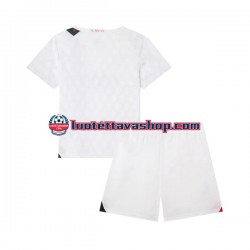 Lapset AC Milan 2023-2024 Lyhythihainen Fanipaita ,Vieras