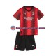 Lapset AC Milan 2023-2024 Lyhythihainen Fanipaita ,Koti