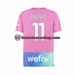 Miehet AC Milan Christian Pulisic 11 2023-2024 Lyhythihainen Fanipaita ,Kolmas