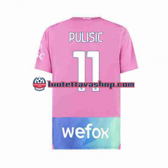 Miehet AC Milan Christian Pulisic 11 2023-2024 Lyhythihainen Fanipaita ,Kolmas