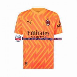Miehet AC Milan Maalivahdin 2023-2024 Lyhythihainen Fanipaita ,Vieras