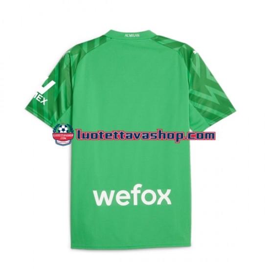 Miehet AC Milan Maalivahdin 2023-2024 Lyhythihainen Fanipaita ,Koti
