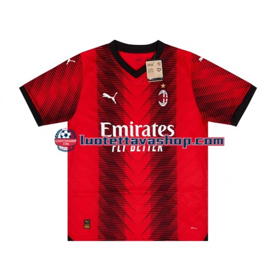 Miehet AC Milan 2023-2024 Lyhythihainen Fanipaita ,Koti