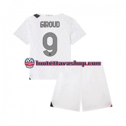 Lapset AC Milan Olivier Giroud 9 2023-2024 Lyhythihainen Fanipaita ,Vieras