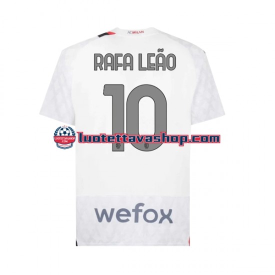 Miehet AC Milan Rafael Leao 10 2023-2024 Lyhythihainen Fanipaita ,Vieras