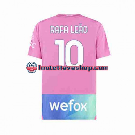 Miehet AC Milan Rafael Leao 10 2023-2024 Lyhythihainen Fanipaita ,Kolmas