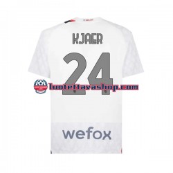 Miehet AC Milan Simon Kjaer 24 2023-2024 Lyhythihainen Fanipaita ,Vieras