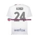 Miehet AC Milan Simon Kjaer 24 2023-2024 Lyhythihainen Fanipaita ,Vieras