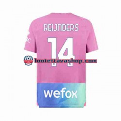 Miehet AC Milan Tijjani Reijnders 14 2023-2024 Lyhythihainen Fanipaita ,Kolmas