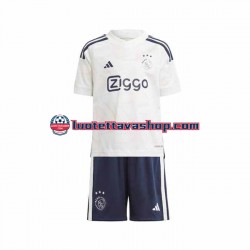 Lapset AFC Ajax 2023-2024 Lyhythihainen Fanipaita ,Vieras