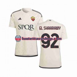 Miehet AS Roma El Shaarawy 92 2023-2024 Lyhythihainen Fanipaita ,Vieras