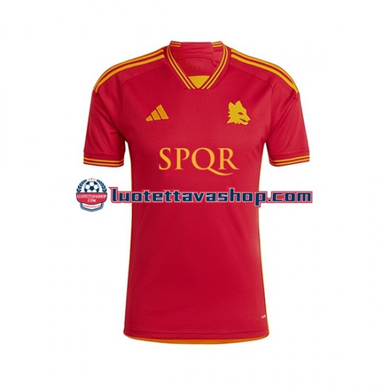 Miehet AS Roma 2023-2024 Lyhythihainen Fanipaita ,Koti