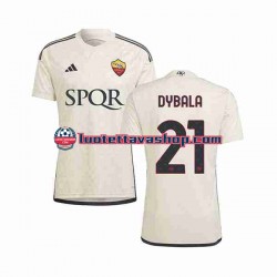 Miehet AS Roma Paulo Dybala 21 2023-2024 Lyhythihainen Fanipaita ,Vieras