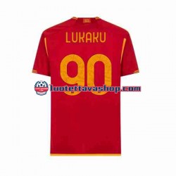 Miehet AS Roma Romelu Lukaku 90 2023-2024 Lyhythihainen Fanipaita ,Koti
