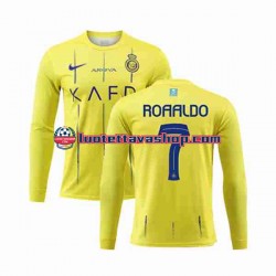 Miehet Al-Nassr Ronaldo 7 2023-2024 Pitkähihainen Fanipaita ,Koti