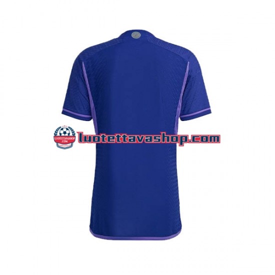 Miehet Argentiina World Cup 2022 Lyhythihainen Fanipaita ,Vieras