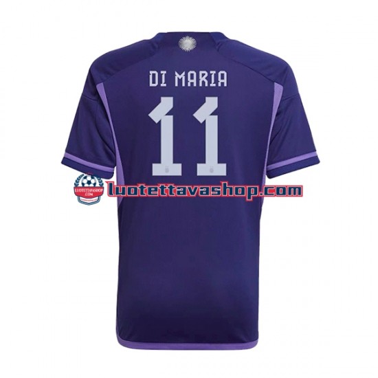 Miehet Argentiina Di Maria 11 World Cup 2022 Lyhythihainen Fanipaita ,Vieras