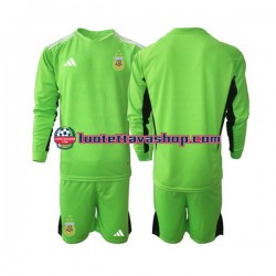 Lapset Argentiina Maalivahdin World Cup 2022 Pitkähihainen Fanipaita ,Koti