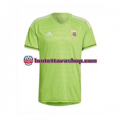 Miehet Argentiina Maalivahdin World Cup 2022 Lyhythihainen Fanipaita ,Koti