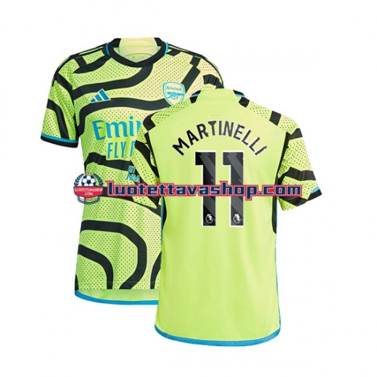 Miehet Arsenal Gabriel Martinelli 11 2023-2024 Lyhythihainen Fanipaita ,Vieras